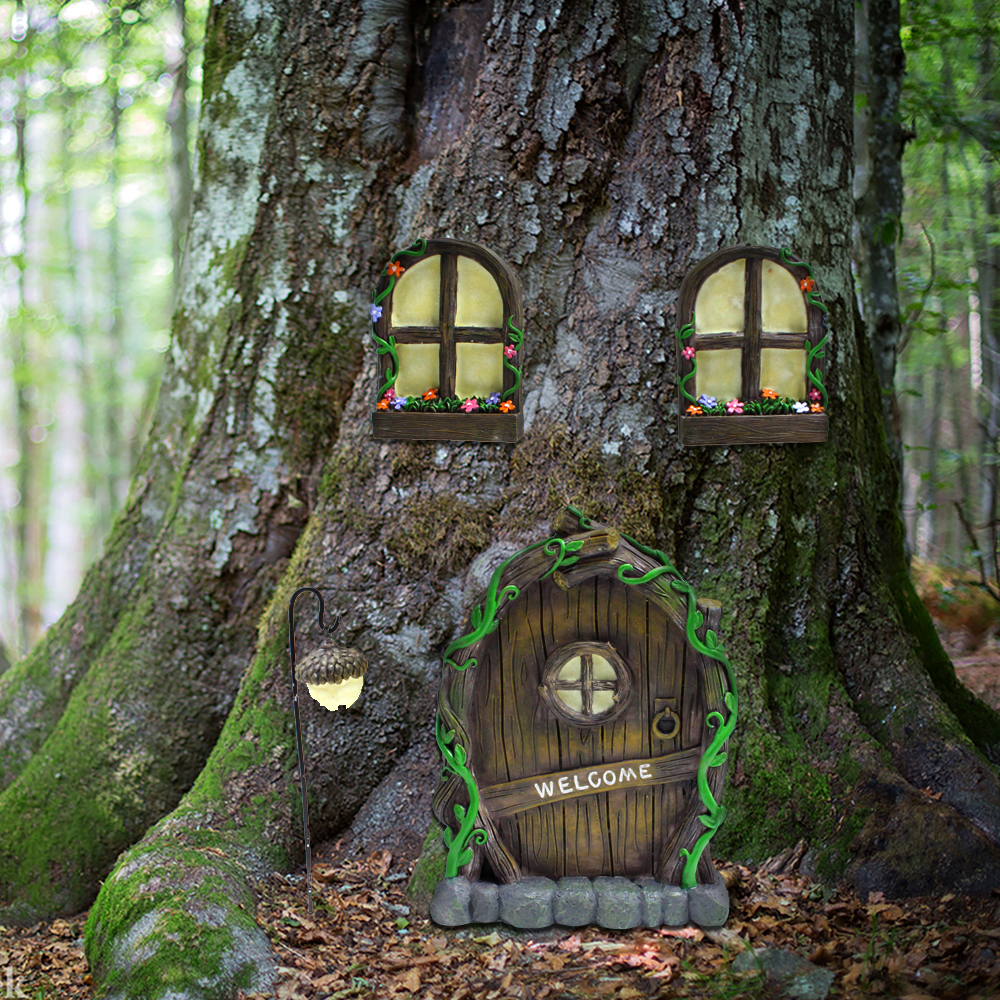 Install a Gnome Tree Door