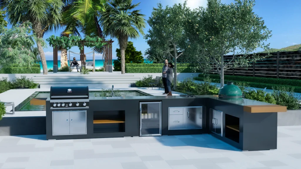 Luxury Big Green Egg Outdoor Kitchen Ideas
