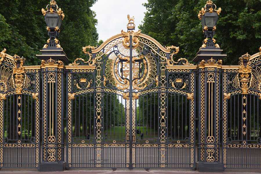Luxury Ornamental Iron Gate Design for Driveways