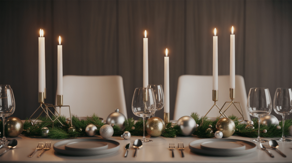 Modern Christmas Table Centerpieces