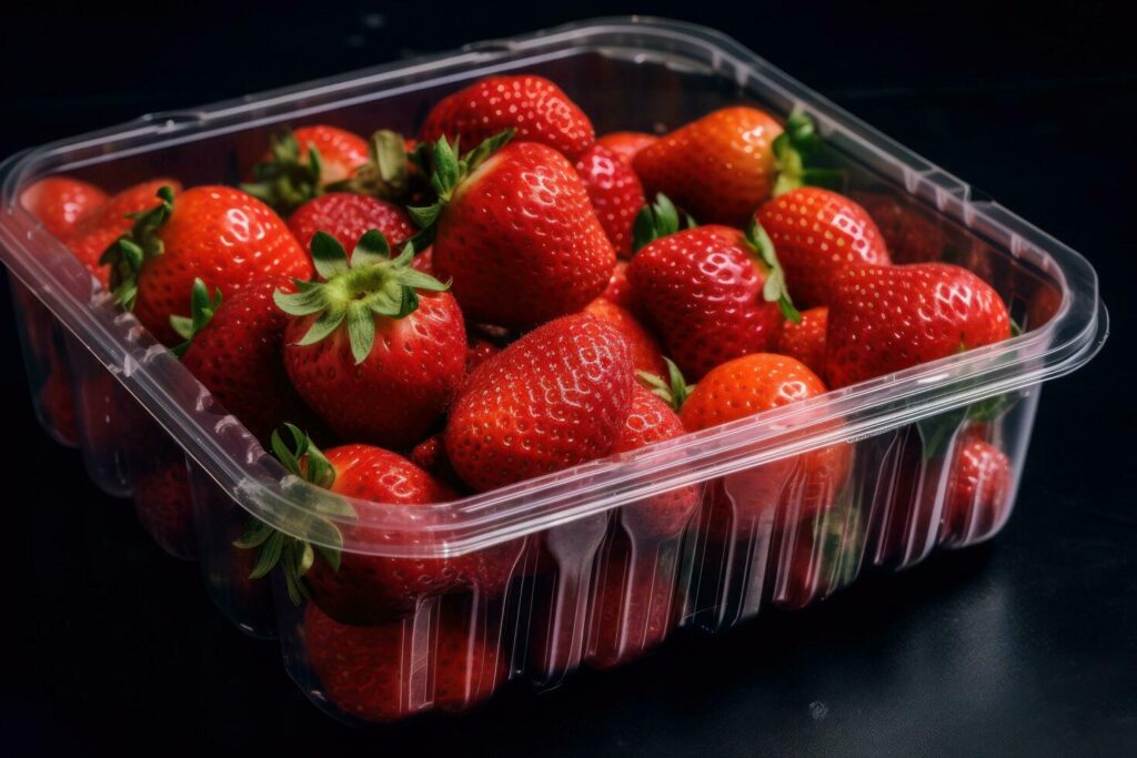 Plastic Bucket Strawberry Planter