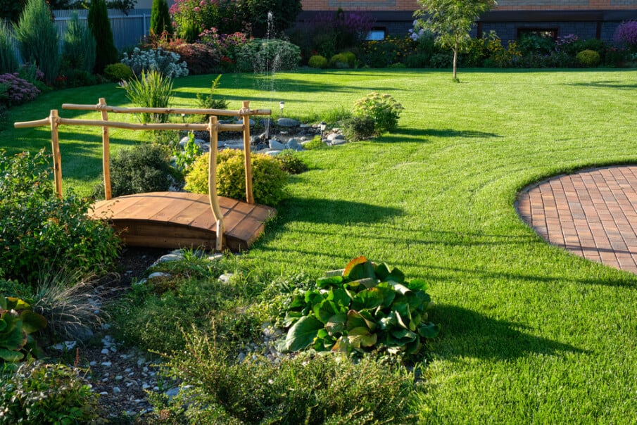  Simple Wooden Garden Bridge