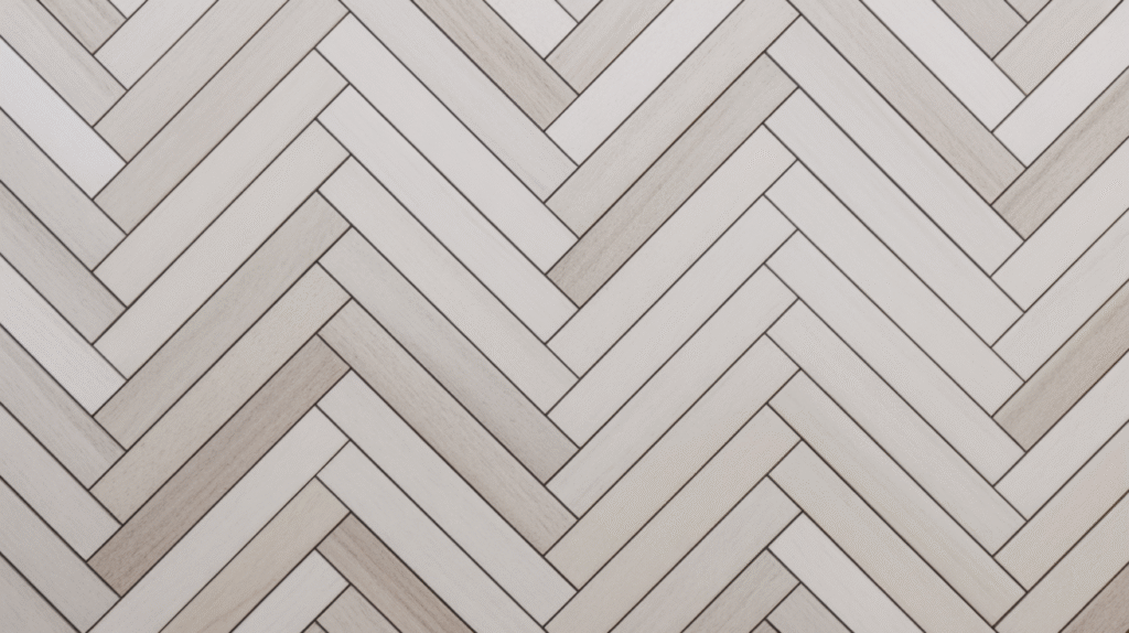 Step-by-Step White Wood Herringbone Plan