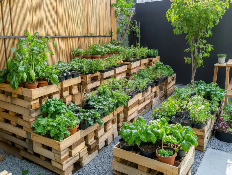 Wooden Pallet Planter