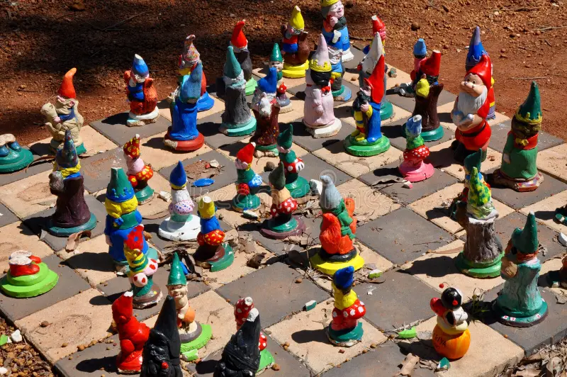  Woodland Gnome Chess Game