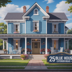 25 Blue House Exterior Ideas – Best Color Schemes