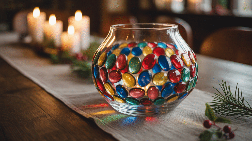 Hand-Painted Glass Gems