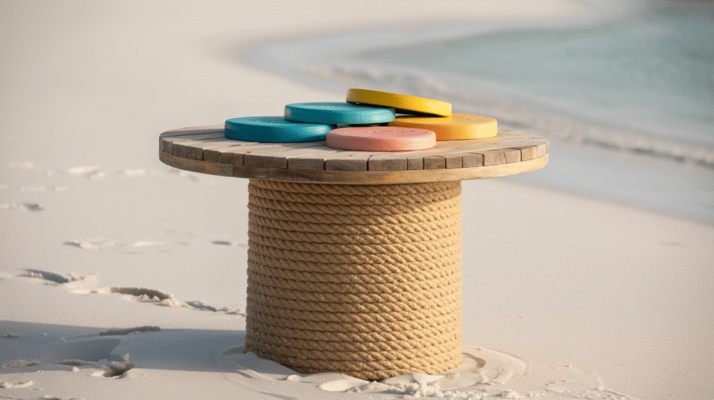Nautical Spool Side Table