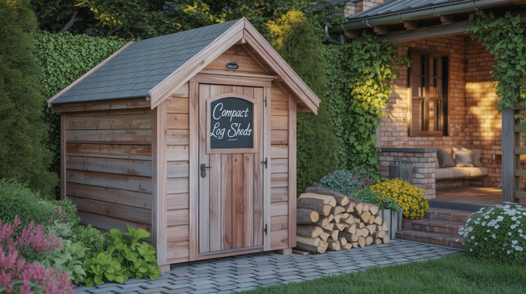 Compact Log Sheds for Small Spaces