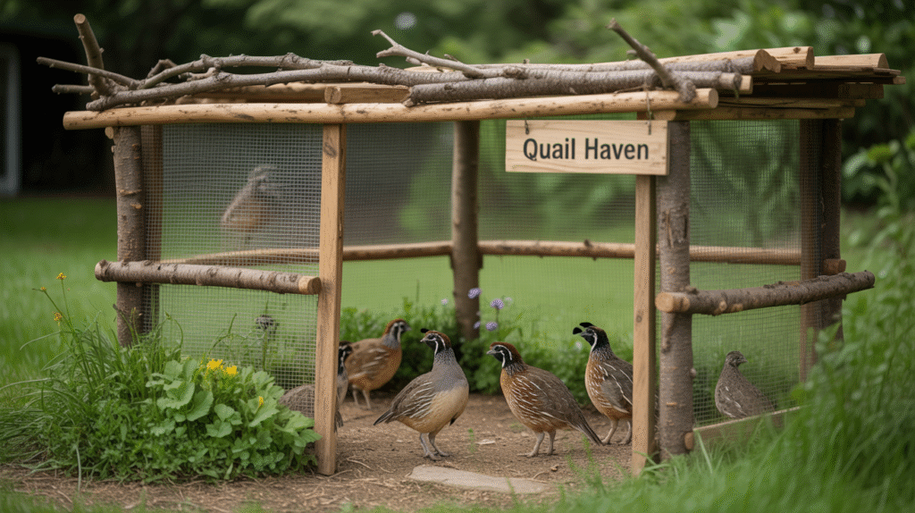 Homemade Quail Aviary