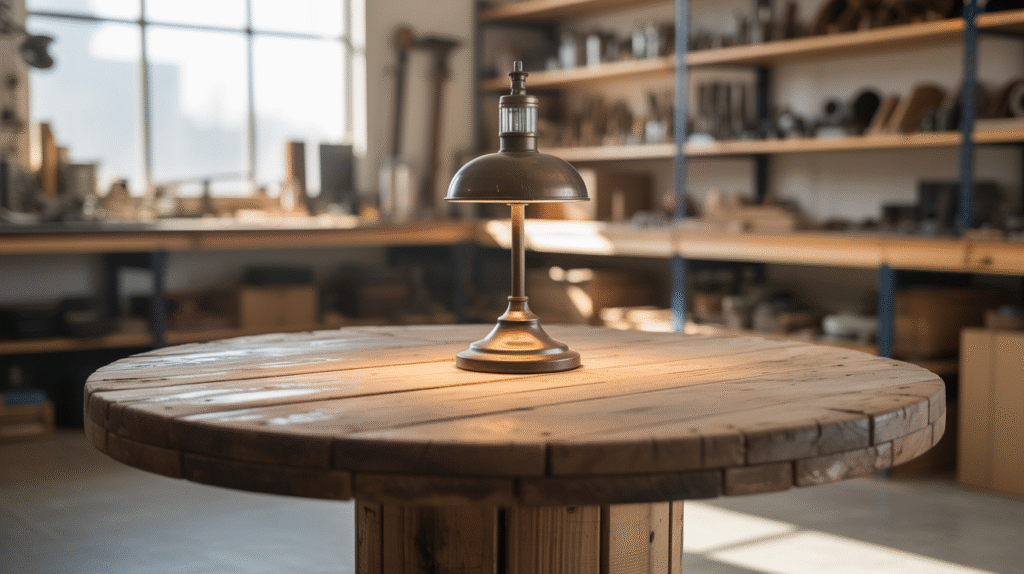 Industrial Spool Table