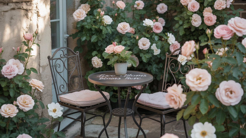 Patio Nooks with Roses