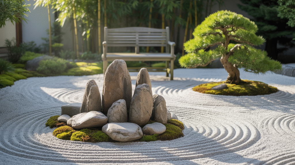 Japanese Zen Rock Garden