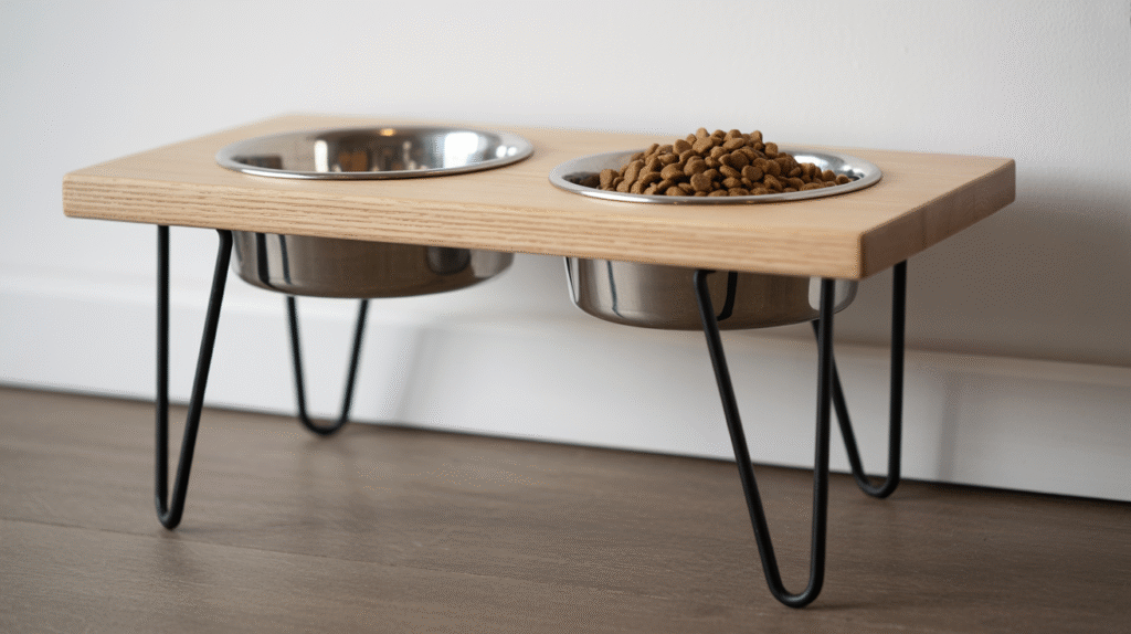  Raised Platform with Hairpin Legs