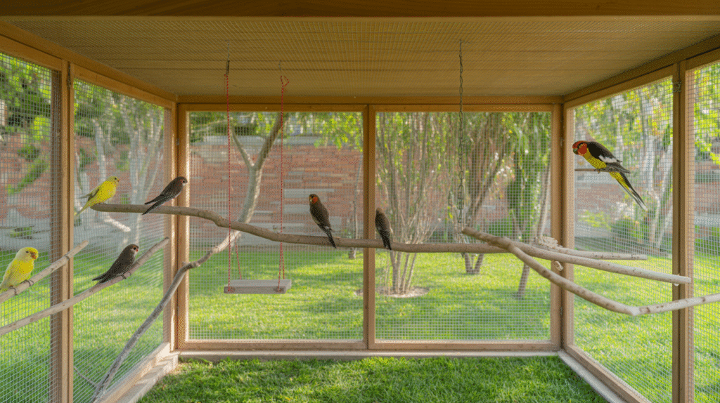 Easy Backyard Aviary Plan