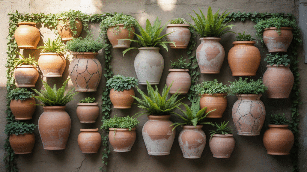 Arrange Terracotta Pots for an Artistic Touch