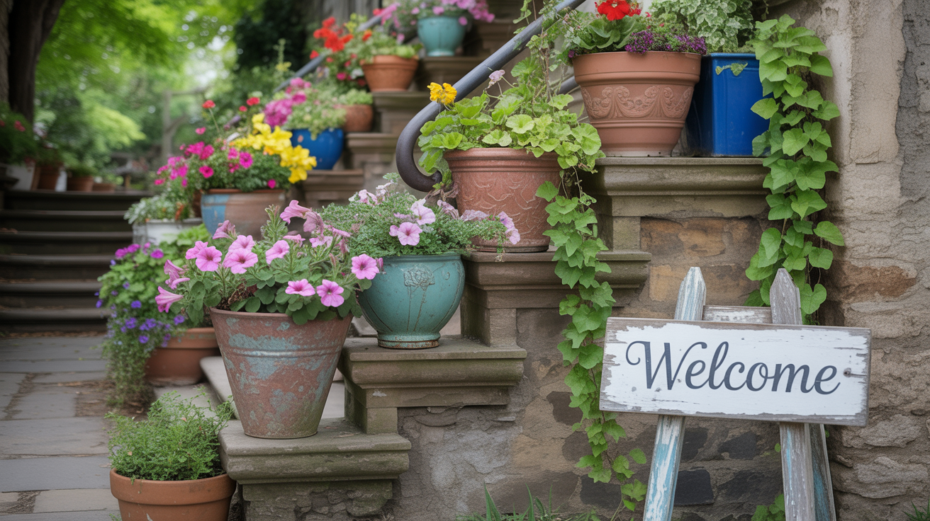 Create Unexpected Beauty with Flower Pots