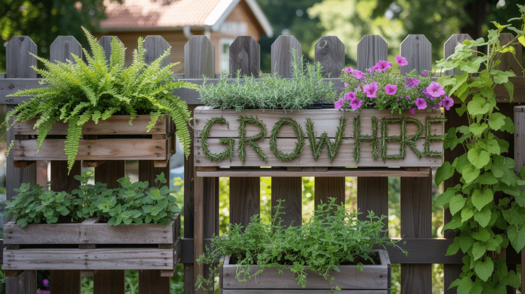 Create a Vertical Garden Using Your Fence