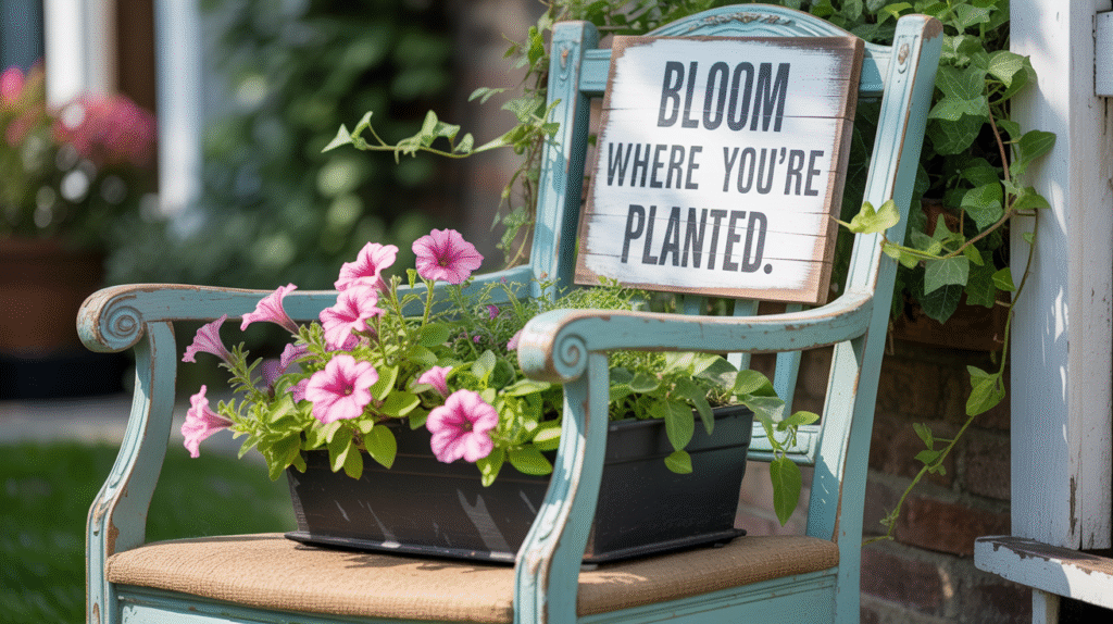 Old Furniture Planters