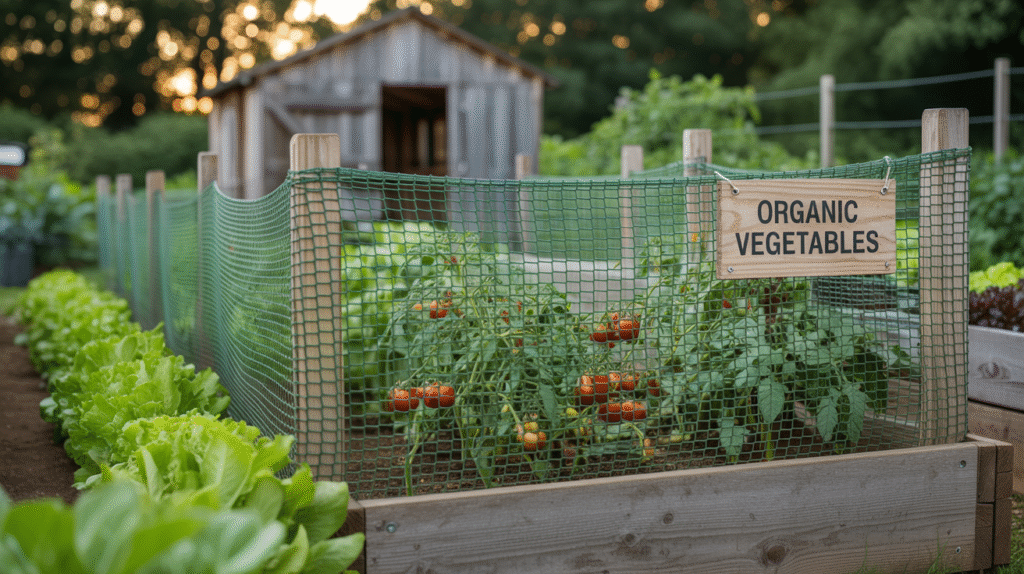 Plastic Garden Mesh Fencing