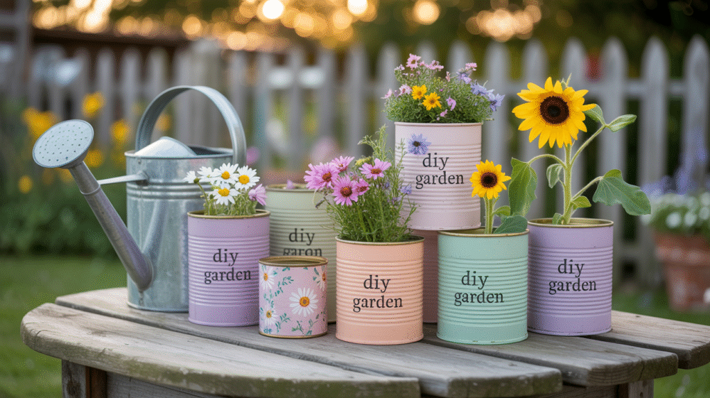 Tin Can Planters