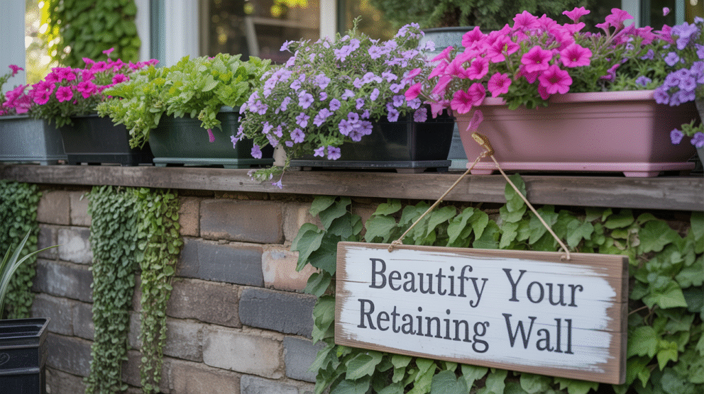  Beautify Your Retaining Wall