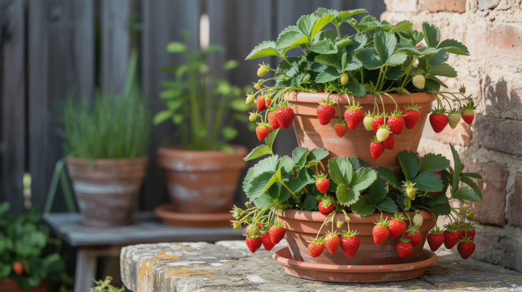 Stack-A-Pot Strawberry Planter