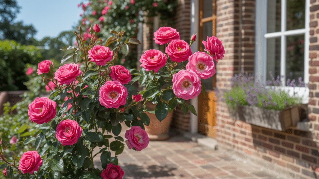 Indoor-Outdoor Transition Roses
