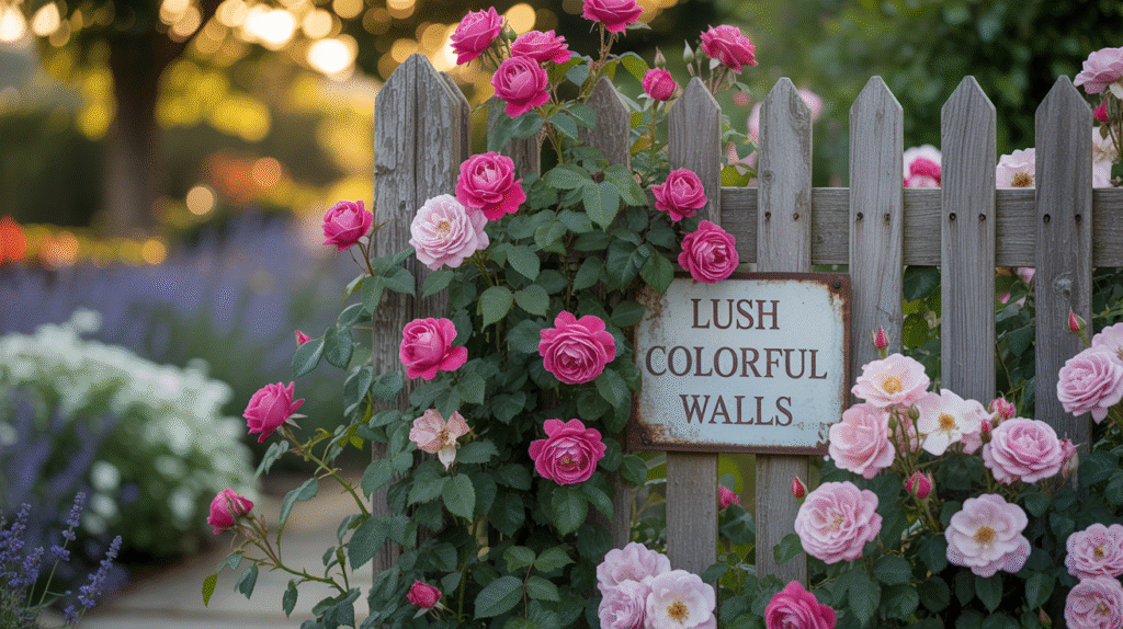 Climbing Roses on Fences