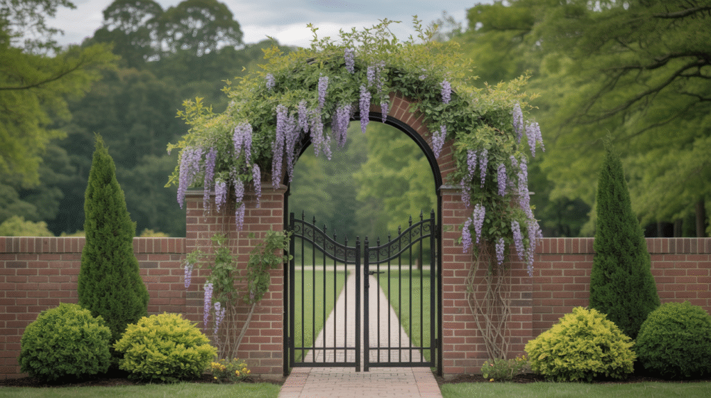 Classic Arched Arbor Gate