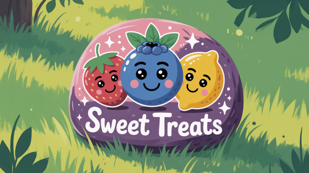 Blueberry and Fruit Faces