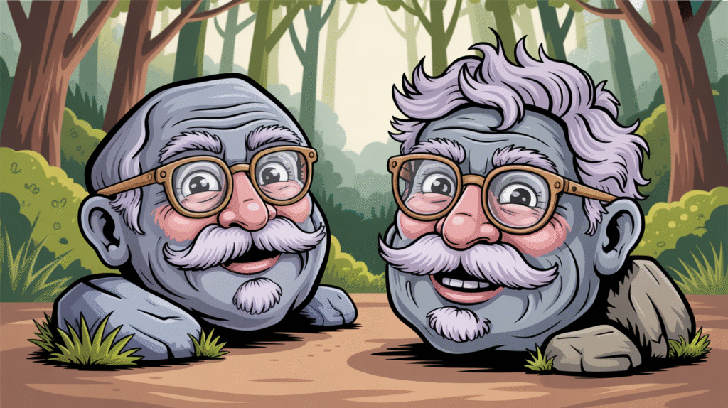 Old Man Rock Faces