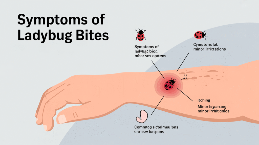 Symptoms of Ladybug Bites
