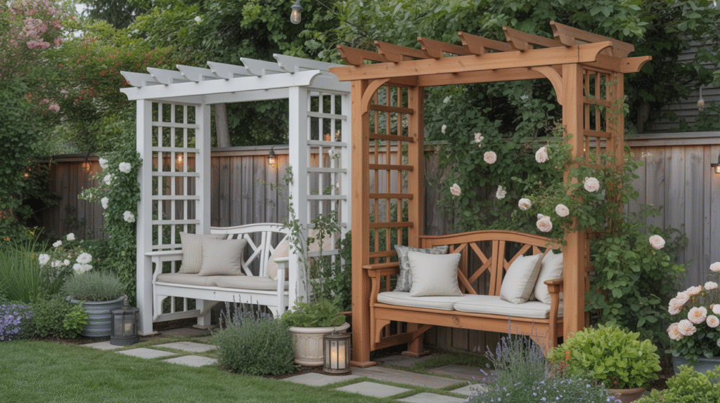 Tips for Success with Garden Arbor Bench Design Ideas