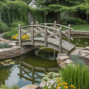 35 Garden Bridge Ideas for Backyard and Pond