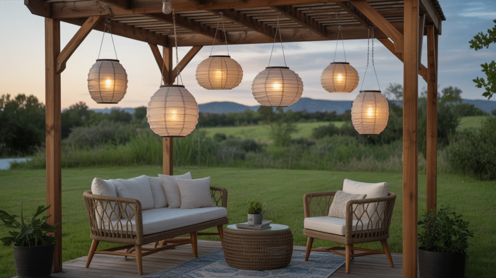 Boho Solar Lanterns: Laid-Back, Eco-Friendly Flair
