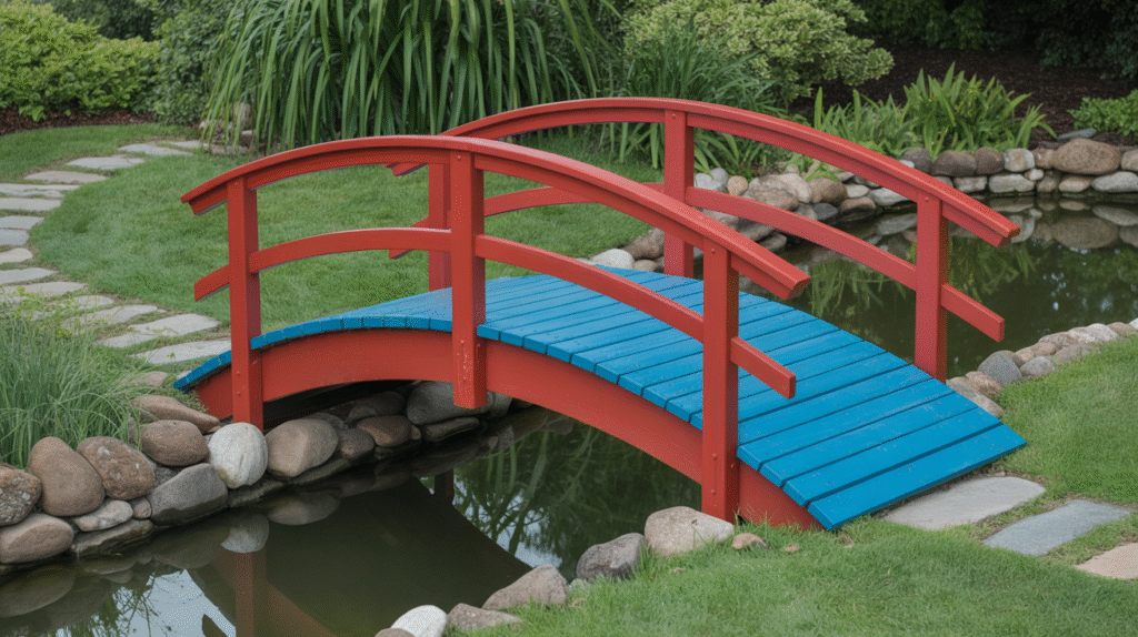 Painted Decorative Bridge
