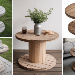 10 Cable Spool Table DIY Ideas and Plans
