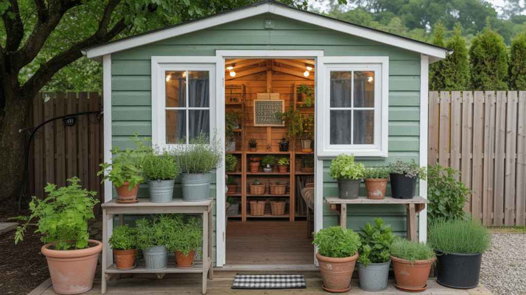 Decorate with Potted Plants and Herbs