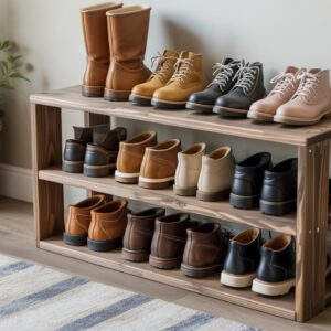 10 DIY Boot Rack Plans and Ideas to Keep Your Home Organized