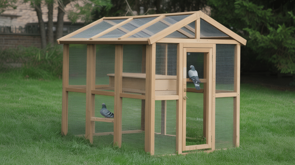 Easy Walk-In Pigeon or Dove Aviary