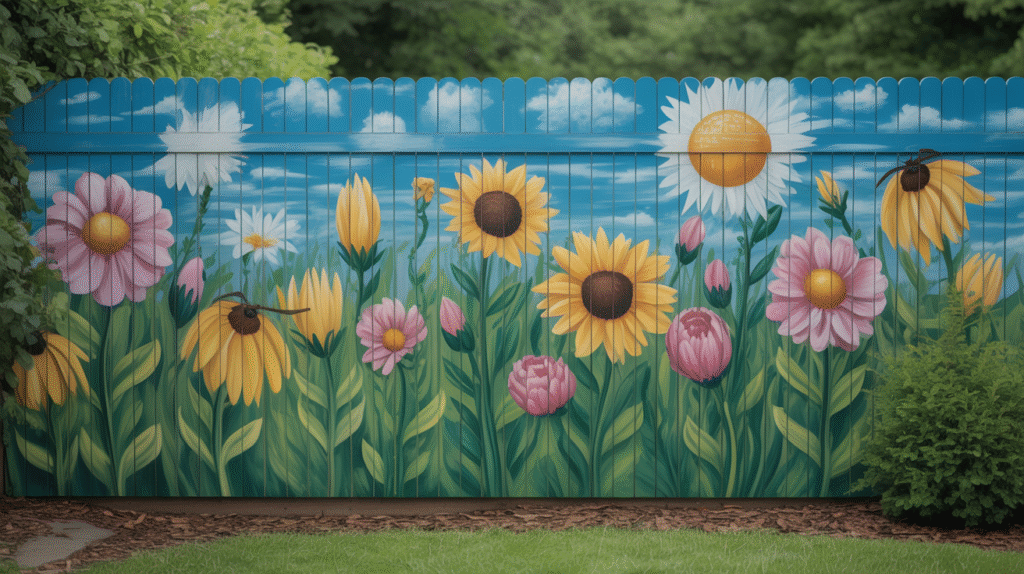Garden Fence Murals
