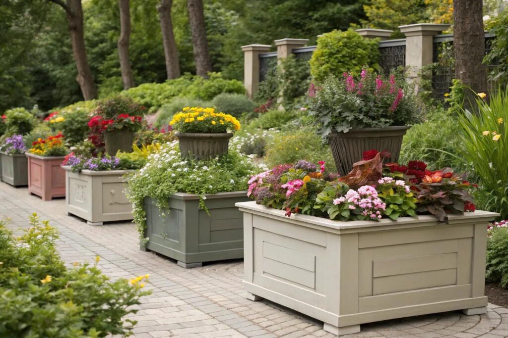 Nature-Inspired Planter Boxes