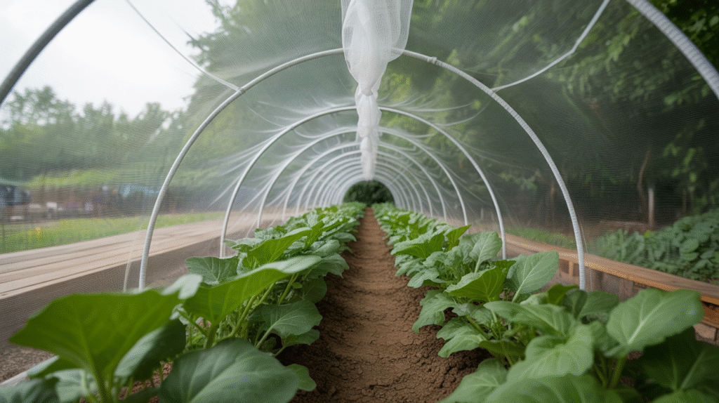 Insect Netting for Plant Protection