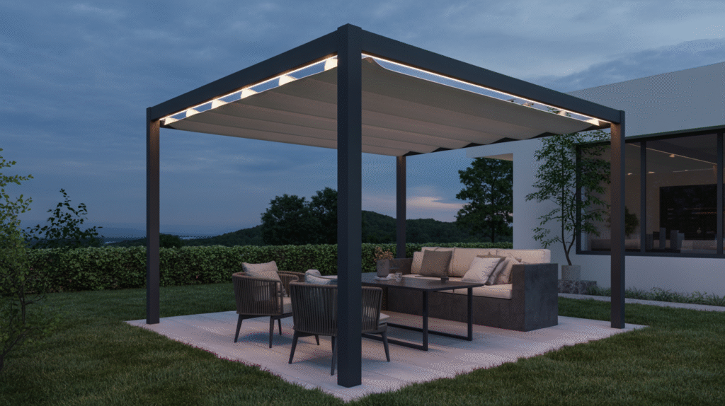 LED Sunshade: Mood by Day and Night