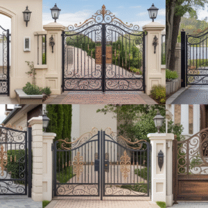 70 Ornamental Wrought Iron Gate Designs and Ideas for Fence and Driveway
