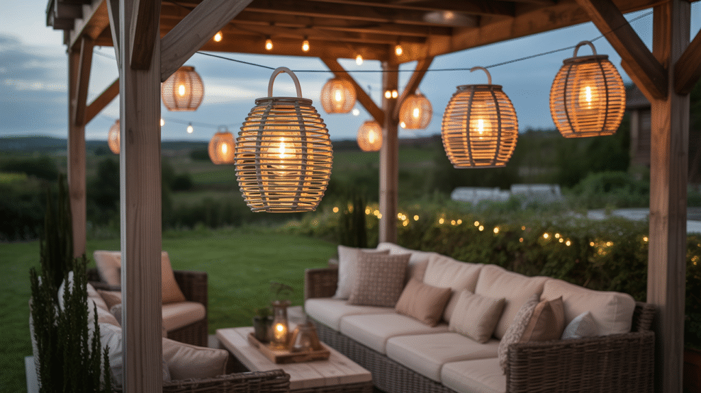 Rattan LED Lantern Strings: Durable Meets Decorative