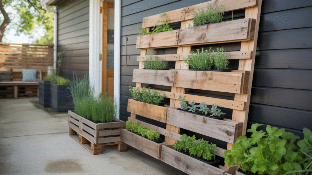 DIY Pallet Vertical Garden Planter