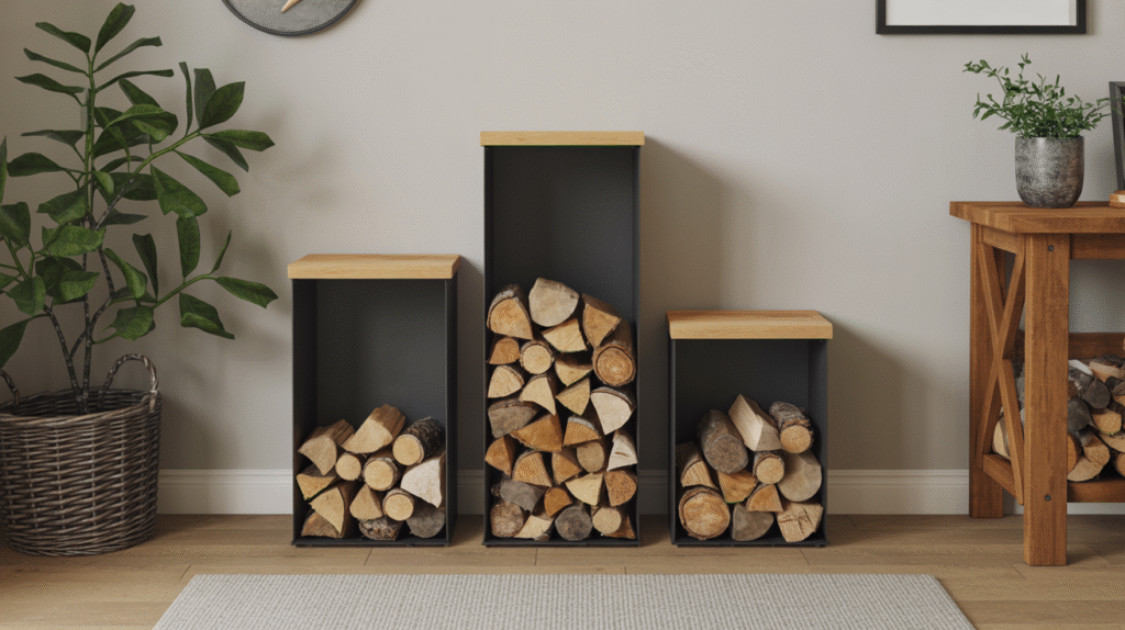 Tall and Small Firewood Boxes