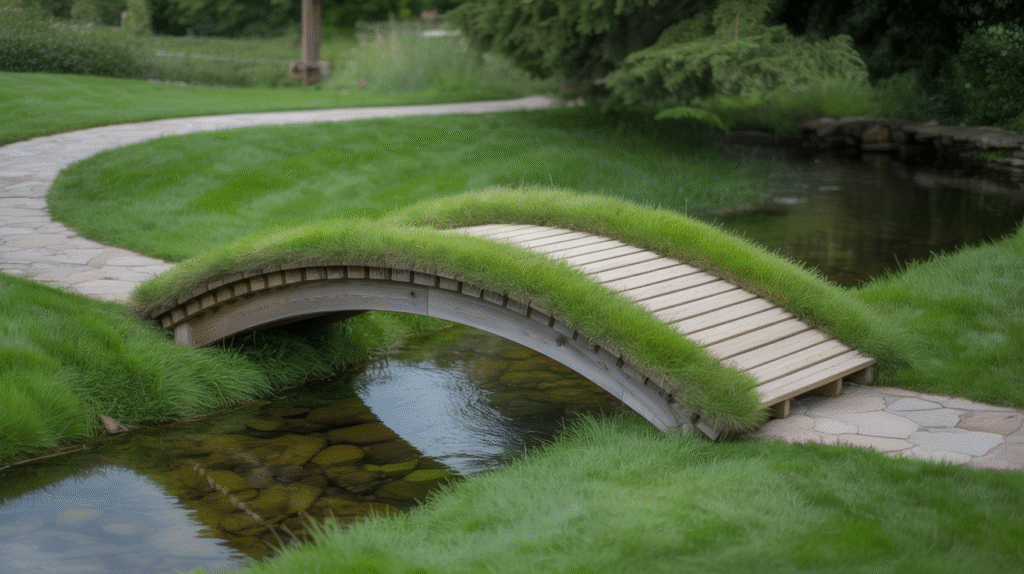 Grass-Covered Incognito Bridge